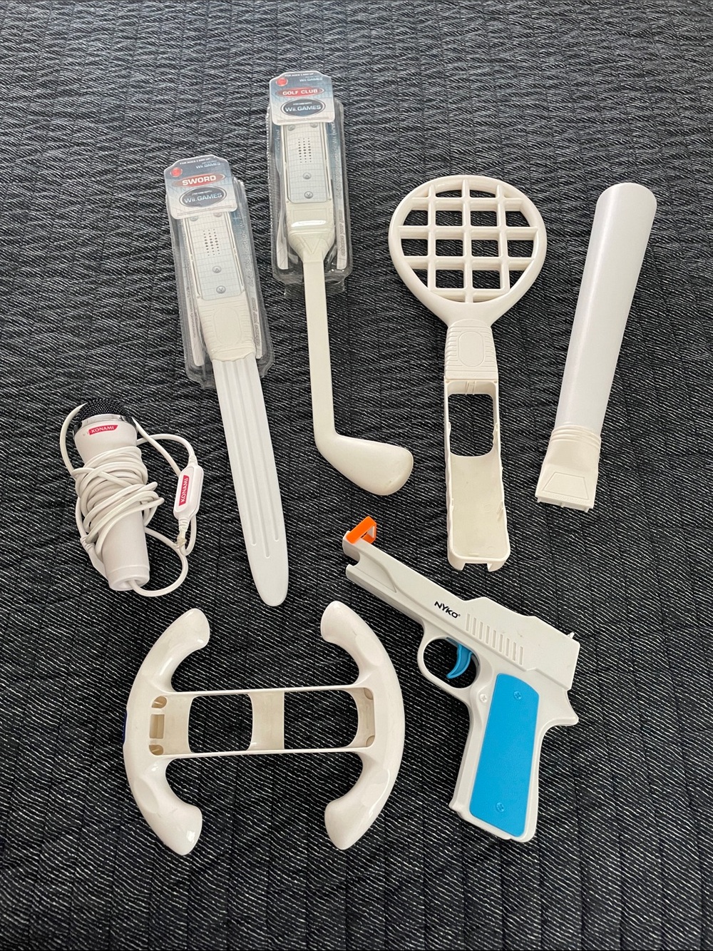 Wii-Style Sporty Action Controller Accessory Set 7 pieces